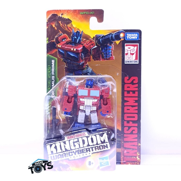 Jual Optimus Prime Transformers War For Cybertron Kingdom Core Class Wfc K1 Shopee Indonesia 2670