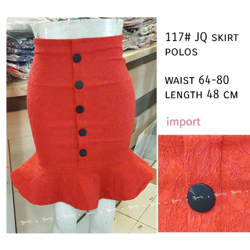 Jual 4 MODEL>> RED SKIRT IMPORT / ROK MERAH / ROK SPAN / ROK FASHION ...