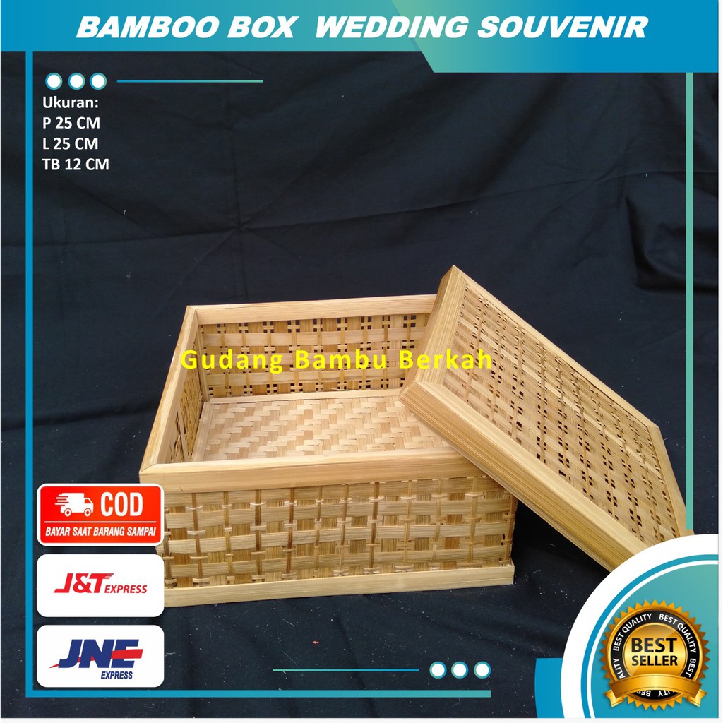 Jual Souvenir Box Parcel Buah Segar Dari Bambu / Souvenir Parcel Box ...