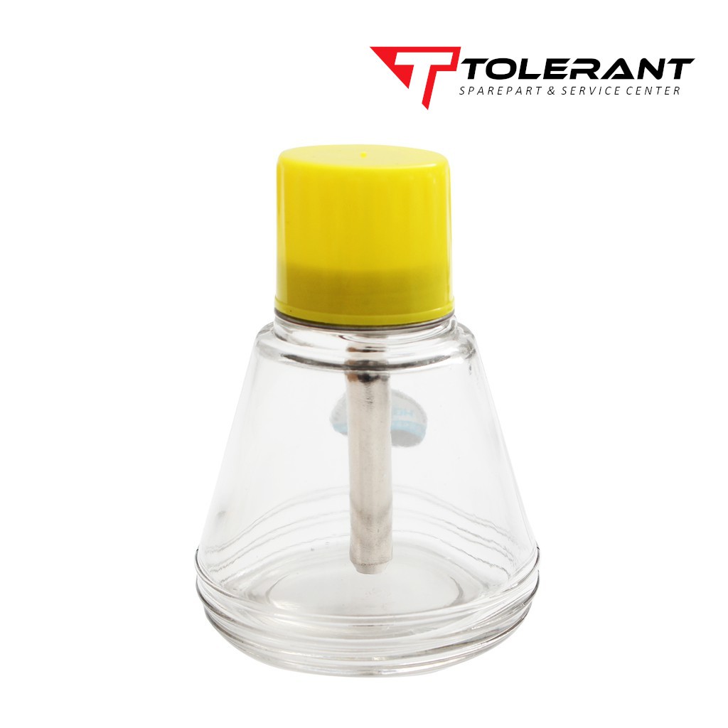 Jual BOTOL KACA TINNER KERUCUT HOZAN / TEMPAT WADAH BOTOL TINNER ...