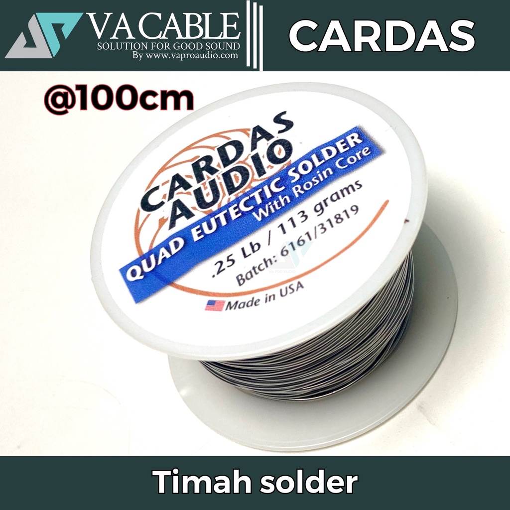 Jual Timah cardas audio quad eutectic solder with rosin core made in ...