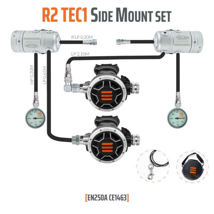 Jual TECLINE REGULATOR R2 TEC1 SIDE MOUNT SET | Shopee Indonesia