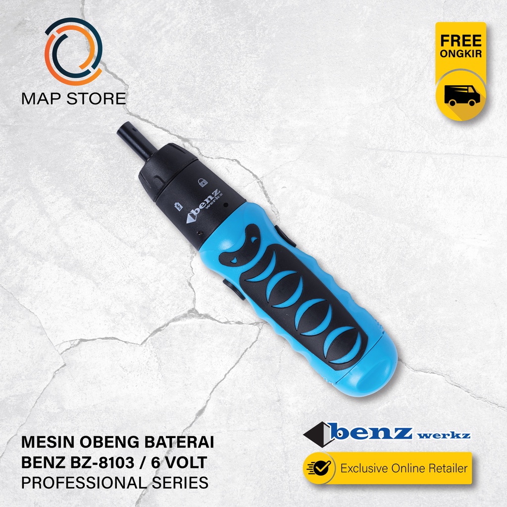 Jual Mesin Bor Obeng Batre / Cordless Screwdriver 6V By BENZ BZ-8103 ...