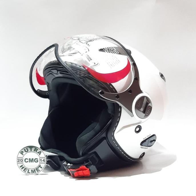 Jual HELM KYT ELSICO WHITE PUTIH Shopee Indonesia
