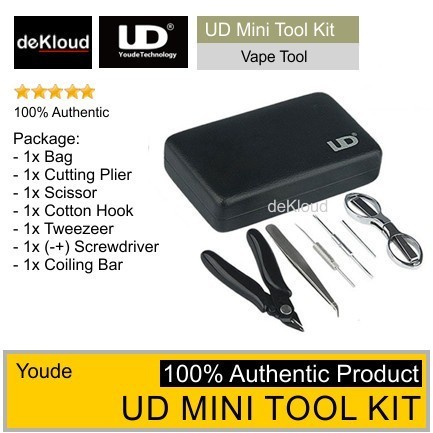 Jual UD TOOL KIT V2 | tang tweezer pinset obeng gunting coiling coil AN ...