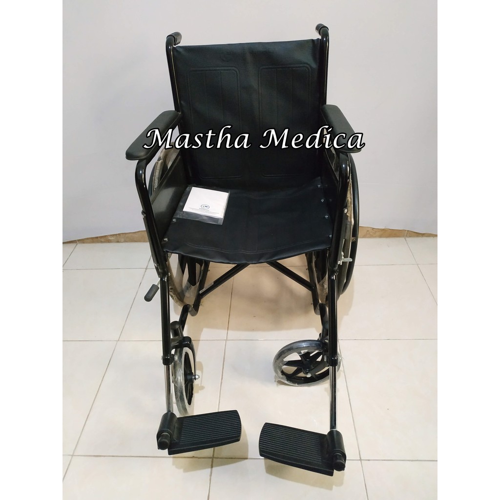 Jual Kursi Roda Standart Ban Roda Velg Racing Full Hitam All Black ...
