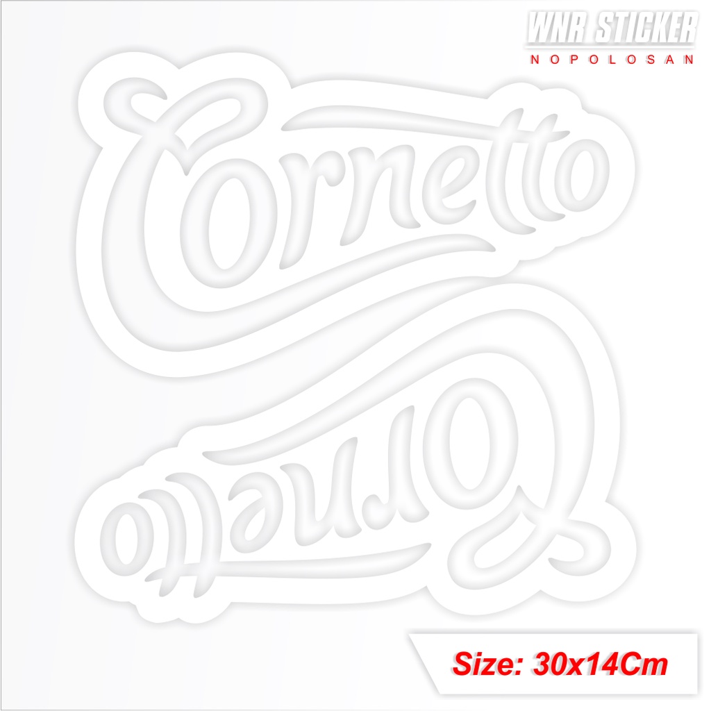 Jual sticker motor cornetto sticker motor universal | Shopee Indonesia