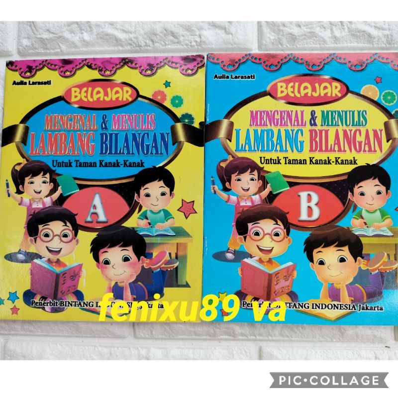 Jual Buku Mengenal Menulis Angka & Menulis Lambang Bilangan Paud Tk ...