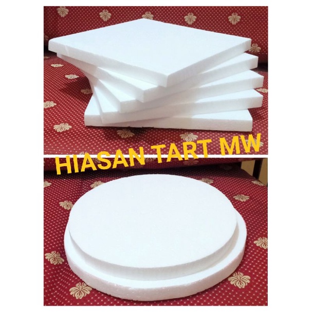 Promo tatakan kue styrofoam d35cm, alas kue styrofoam, alas birthday cake  Diskon 24% di Seller Siennaa Shop - Wanasari, Kab. Bekasi