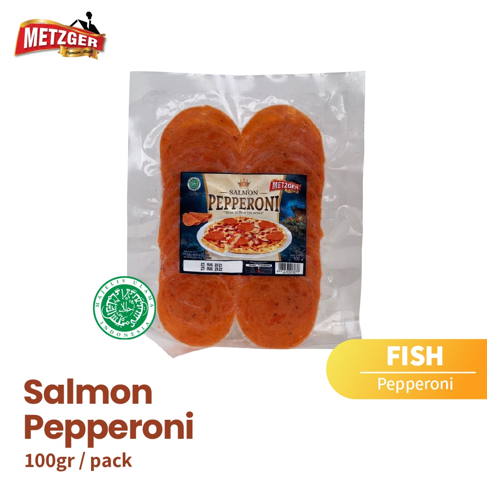Jual Salmon Pepperoni Halal Metzger 100gr Shopee Indonesia