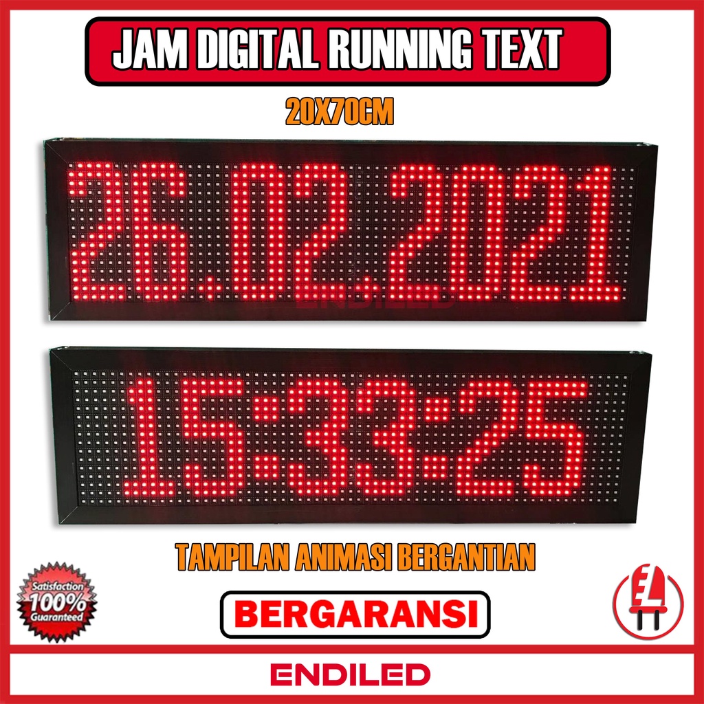 Jual JAM LED DIGITAL BESAR JAM DIGITAL DINDING JAM MASJID Shopee