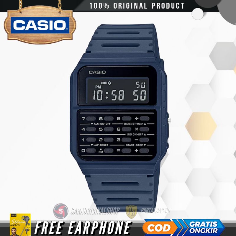 Jual Casio CA53WF1B 2B 3B Calculator Jam Tangan Unisex Original