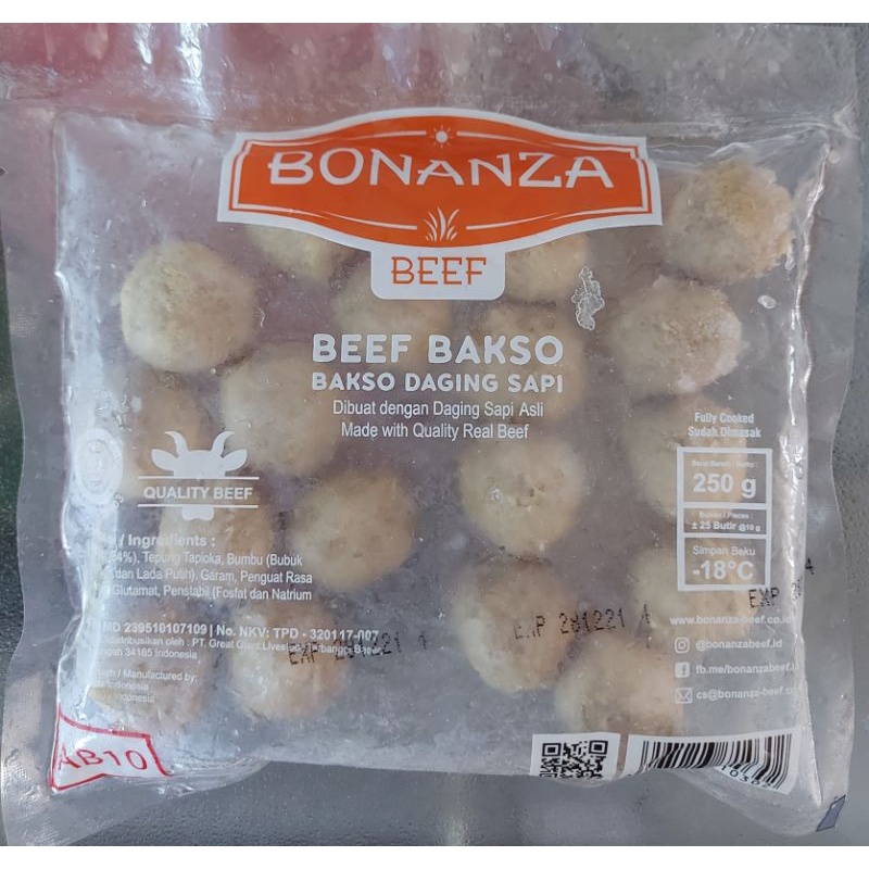 Jual Belfoods Bonanza Bakso Daging Sapi 250gr Shopee Indonesia