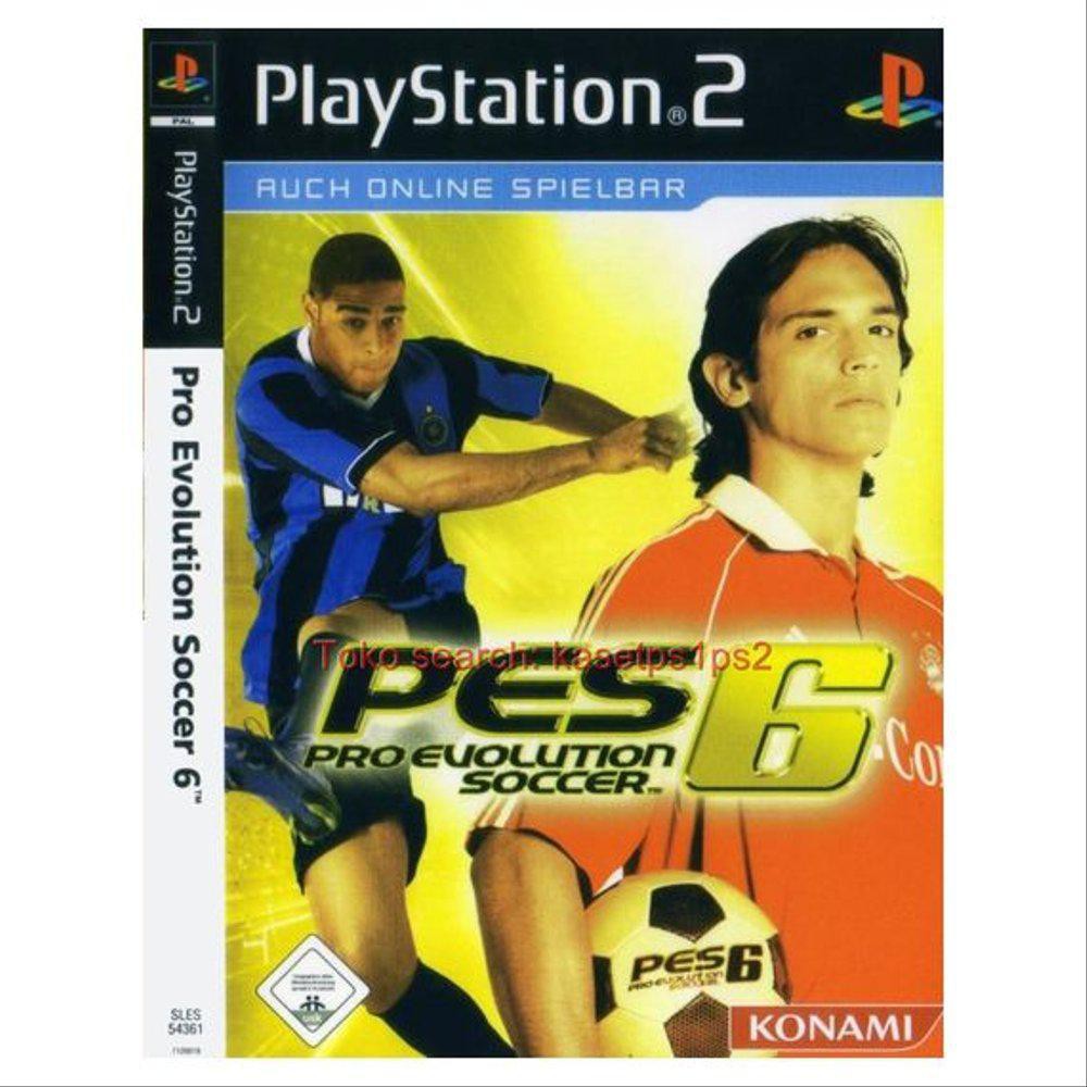Jual Pes 6 Pro evolution Soccer 6 CD PS2 Game PS2 Kaset PS2 Shopee Indonesia