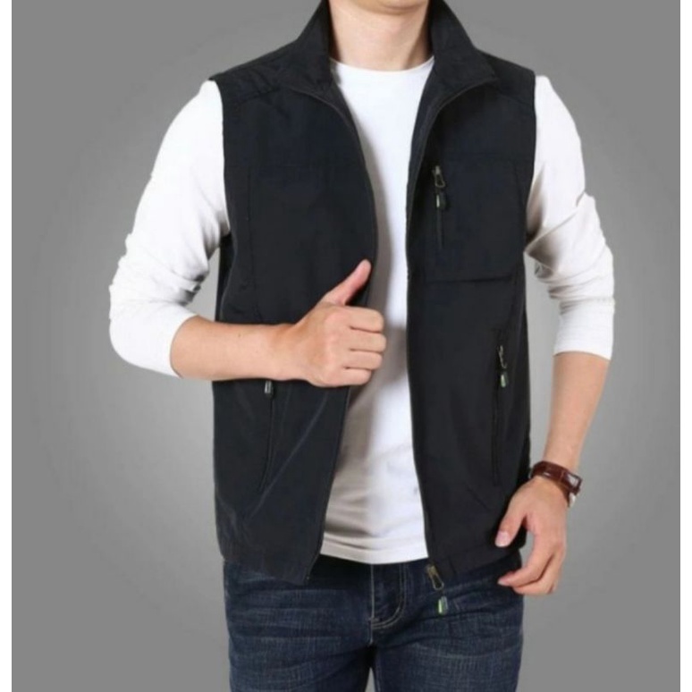 Jual jaket rompi motor keren/vest rompi pria dan wanita | Shopee Indonesia