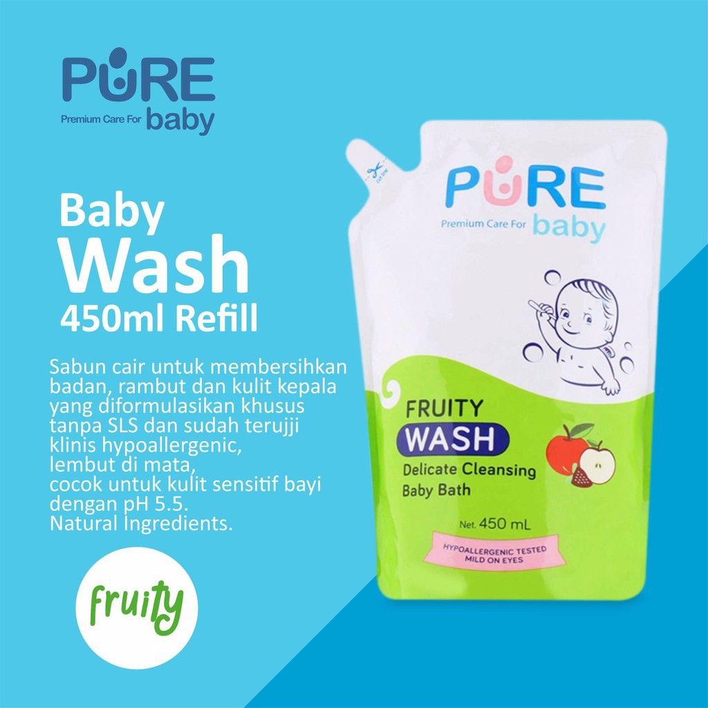 Pure best sale baby wash