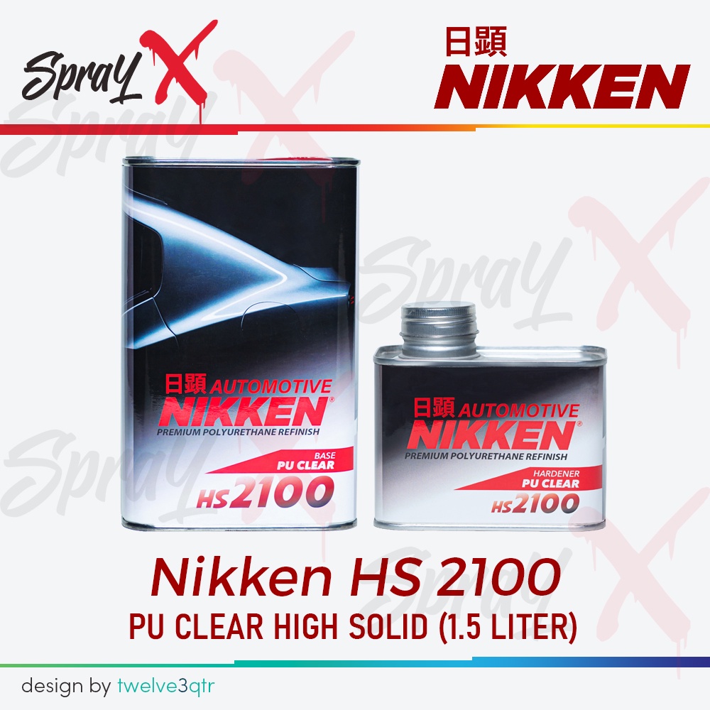 Jual Nikken Pu K Clear Hardener Hs Liter High Solid Clear Coat Vernis