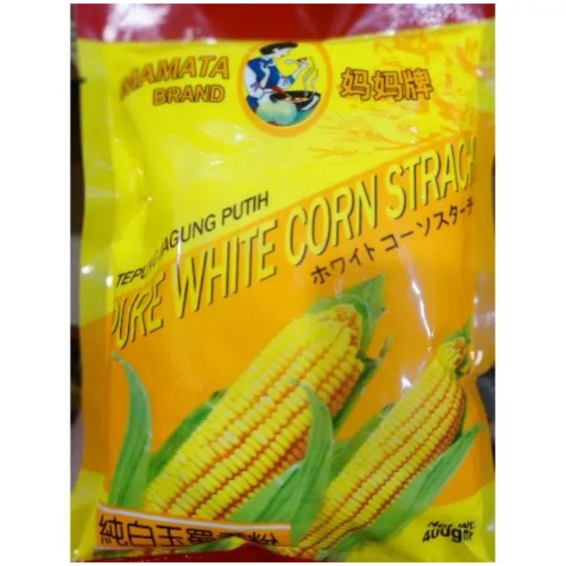 Jual MAMATA TEPUNG JAGUNG PUTIH 400 gram 400 gr/PURE WHITE CORN STRACH ...