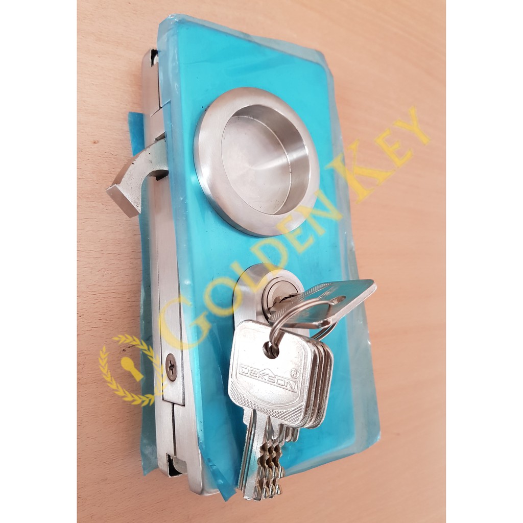 Jual Kunci Pintu Kaca Ke Tembok Geser Sliding Glass Lock Dekson Dekkson ...