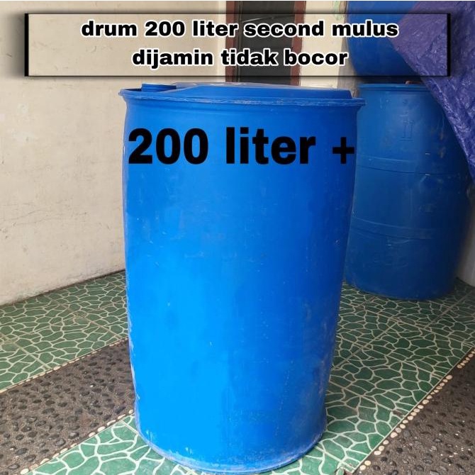 Jual Drum Plastik 200 Liter Drum 200 Liter Drum 200 Liter Mulus Shopee Indonesia 7125