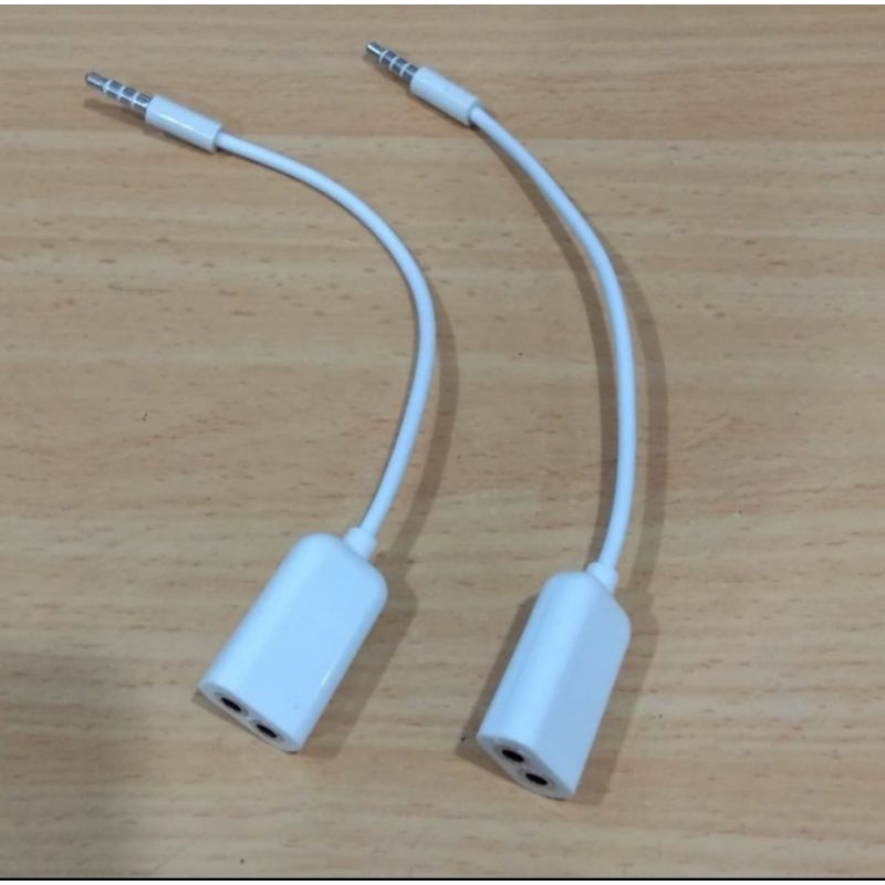 Jual kabel audio Splitter 2 in 1 | Shopee Indonesia