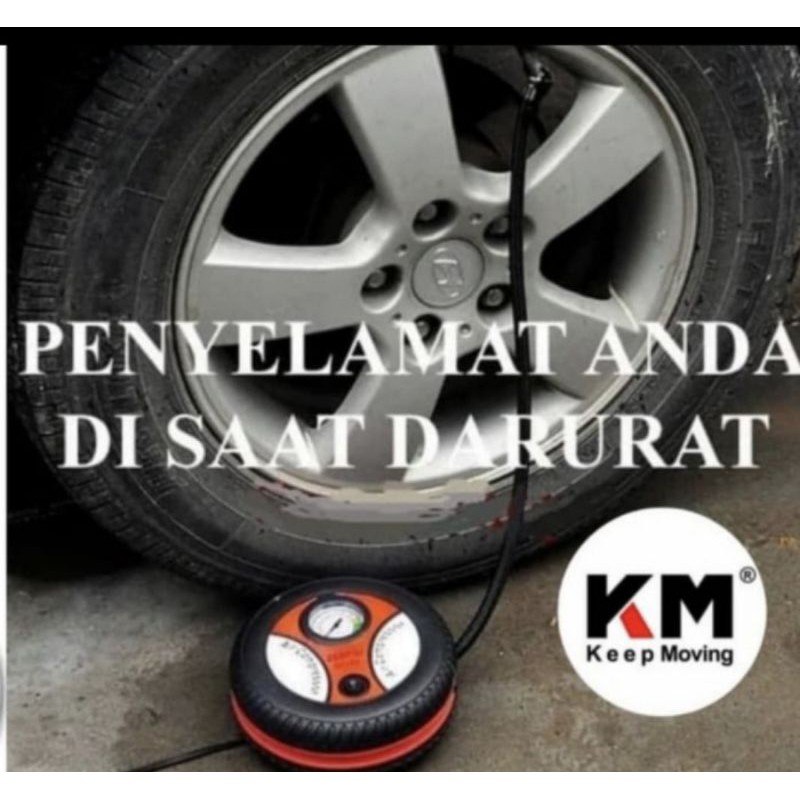 Jual Compressor Angin Mini Portable 12V Pompa Udara Ban Mobil Elektrik ...