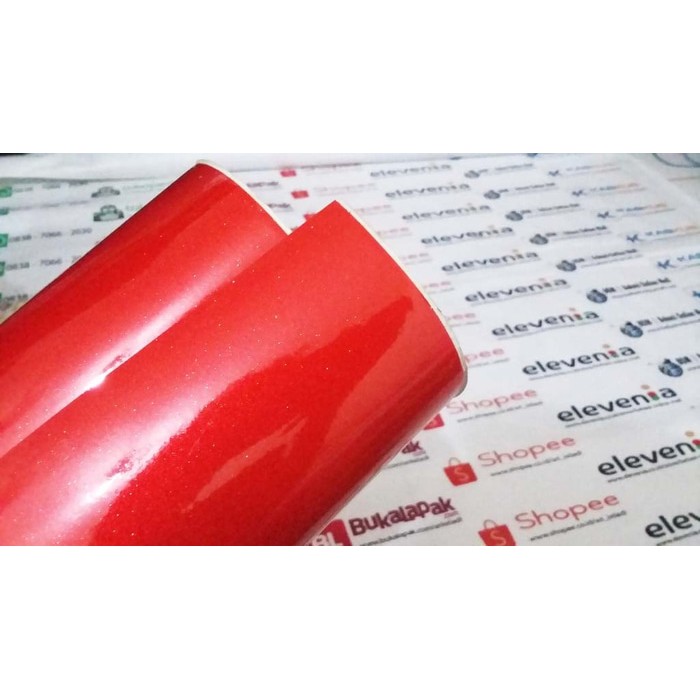 Jual Scotlite Skotlet Stiker Red Merah Muda Transparan Glitter Metalik