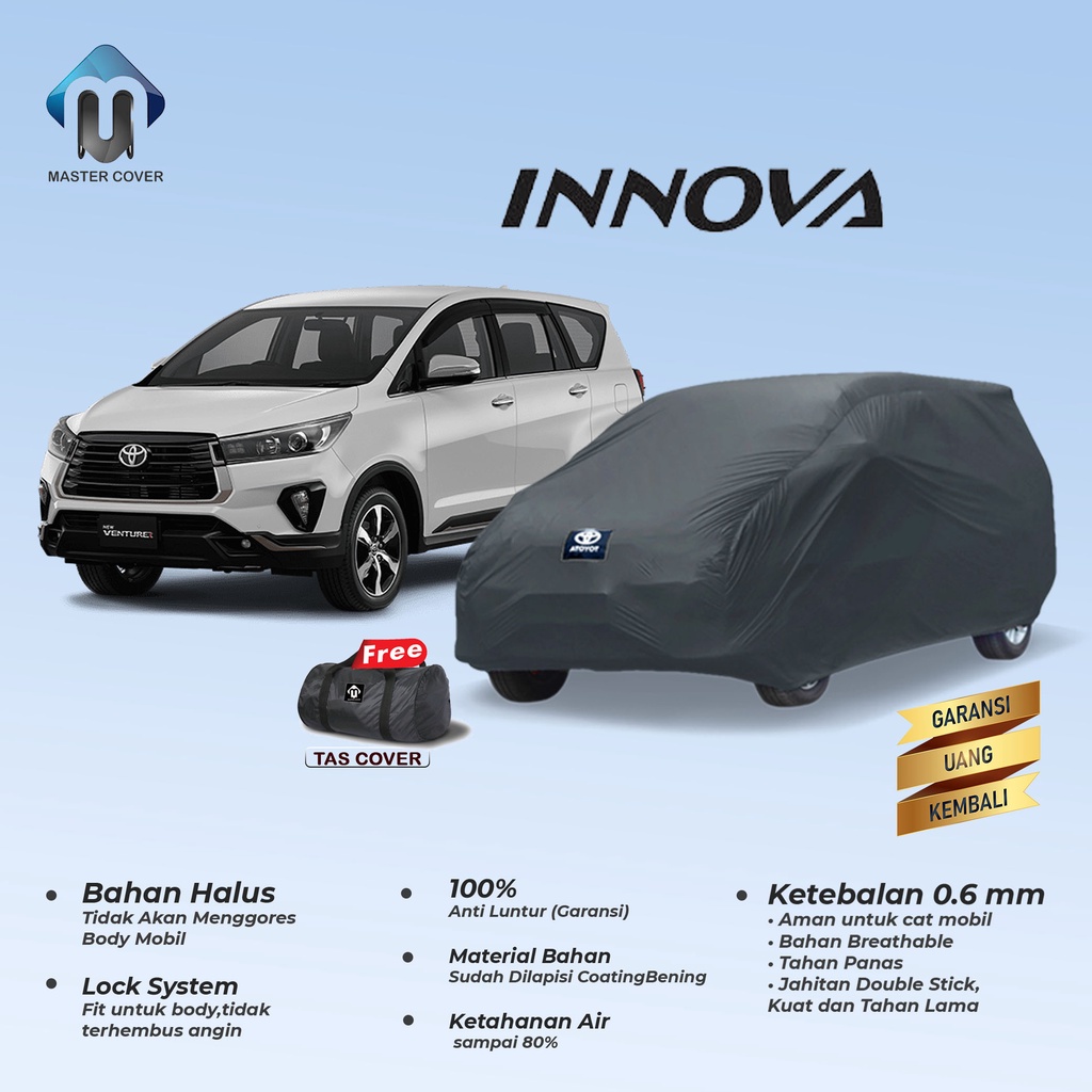 Body Cover Mobil INNOVA REBORN / Sarung Penutup Toyota Inova Venturer Selimut Mantel