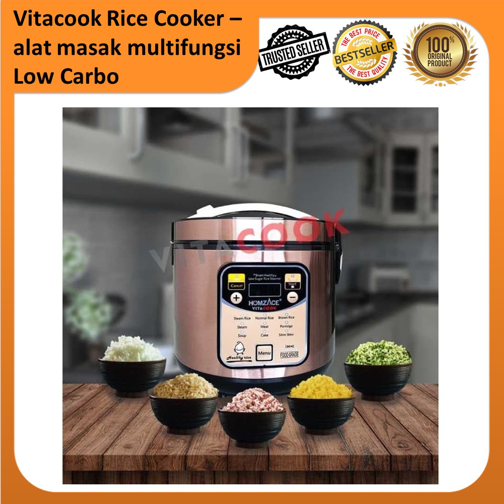 Jual Vitacook Low Carbo Rice Cooker Rendah Gula/Karbohidrat/Karbo/Carbo