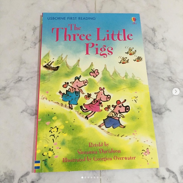 Jual the three little pigs tiga babi kecil usborne reprint buku cerita ...