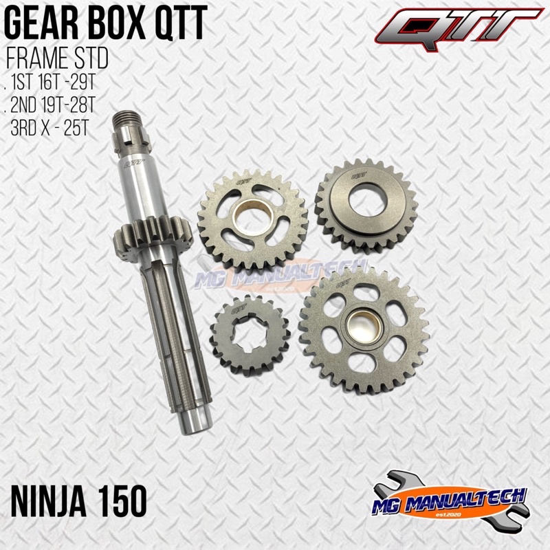 Jual QTT - Gigi Rasio Ninja R RR SS Frame Standar / Gearbox Transmisi