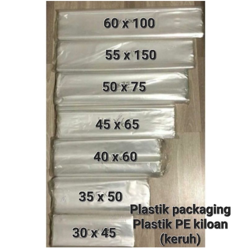 Jual PLASTIK KILOAN PE 0.03 / PLASTIK PACKING | Shopee Indonesia