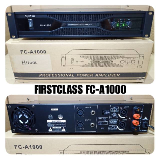Jual POWER AUDIO SOUND SYSTEM FIRSTCLASS FC A1000 PROFESIONAL POWERED