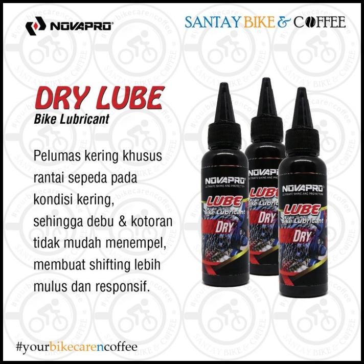 Jual Novapro Dry Lube Pelumas Rantai Sepeda Tipe Kering Shopee