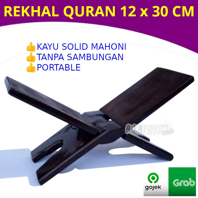 Jual Rekal Alquran Kayu Ukir Rak Penahan Penyangga Holder Al Quran Rekar Rehal Rekhal Meja