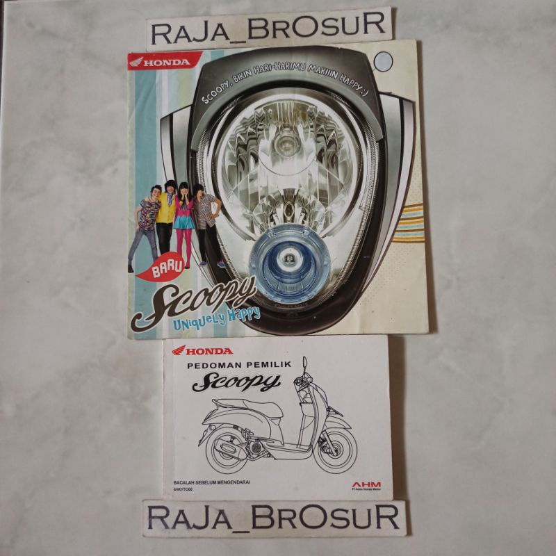 Jual Buku pedoman pemilik/Manual book + Poster brosur katalog leaflet