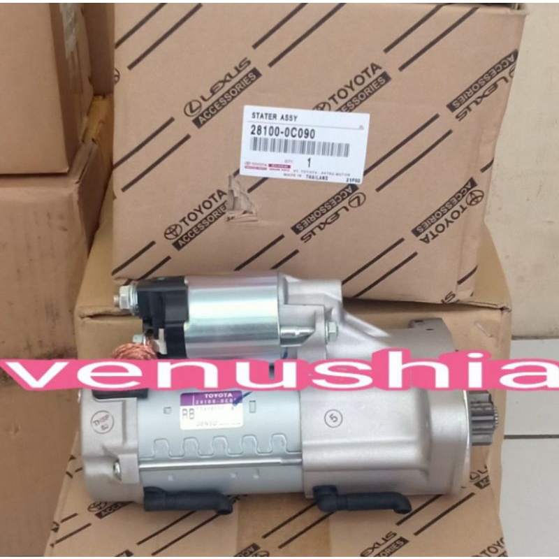 Jual DINAMO STARTER STATER INNOVA REBORN HILUX REVO BENSIN 2GD ORIGINAL