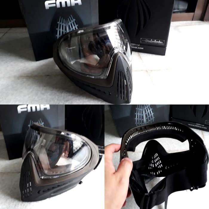 Jual FMA mask F1 google double layer lens version | Shopee Indonesia
