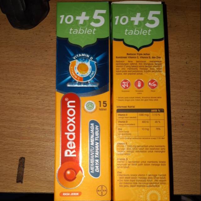 Jual REDOXON EFF TRIPLE ACTION 15's | Shopee Indonesia