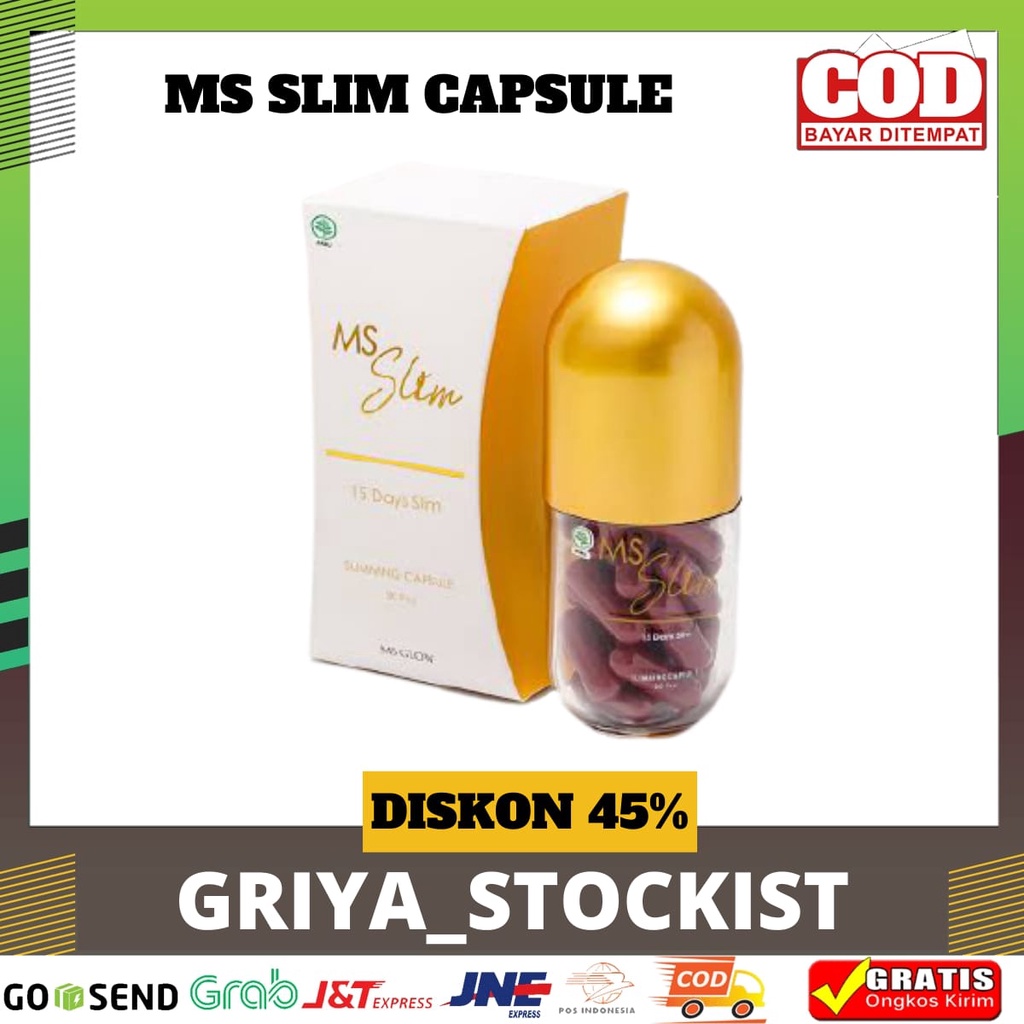 Jual MS SLIM / SLIMMING MS GLOW / MS GLOW SLIMMING CAPSULE/ MS GLOW