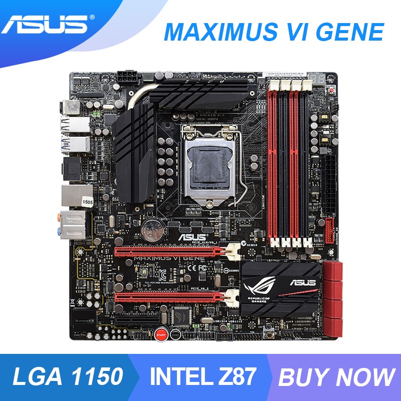 Carte Mère ASUS MAXIMUS VI GENE - LGA1150 DDR3 HDMI - MicroATX - Occasion/Cadeau