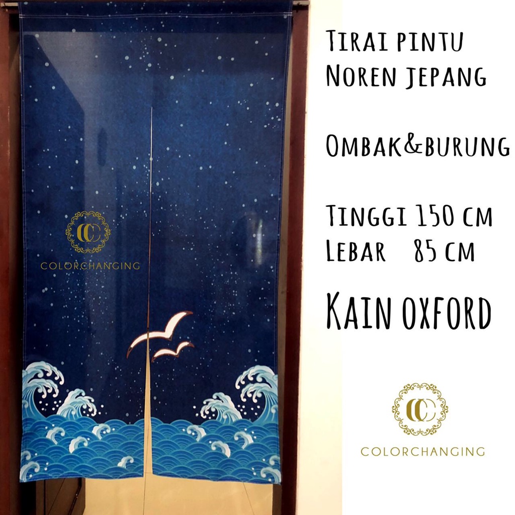 Jual Tirai Pintu Noren Jepang X Cm Kain Outdoor Kain Dekorasi