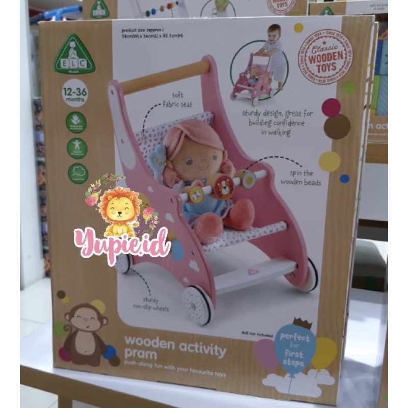 Elc wooden best sale pram