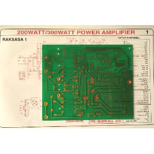 Jual Jual PCB Power amplifier mono Raksasa GB 003 Fiber Obral | Shopee