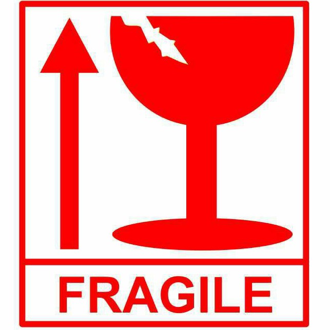 Jual Kertas 10 Gambar Label Fragile Sticker Pengaman Produk Anti Pecah ...