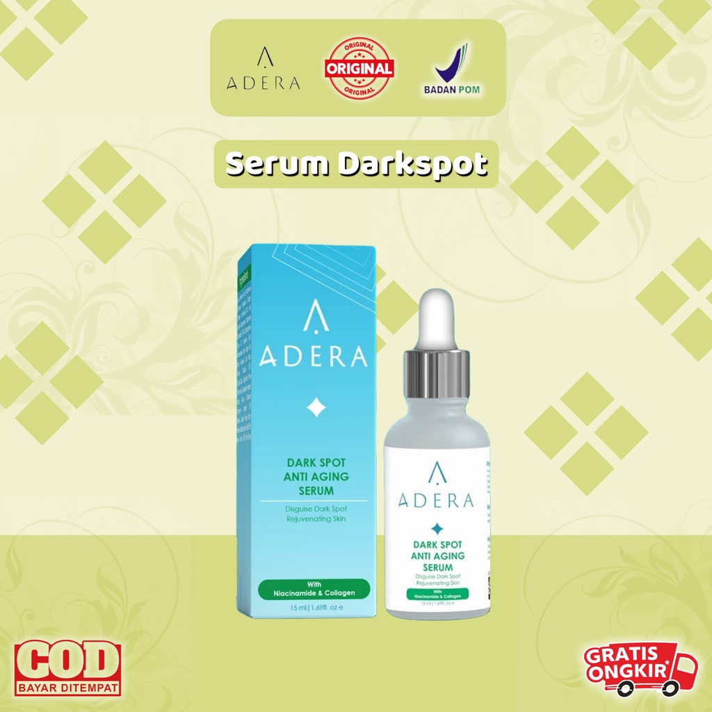 Jual 𝗔𝗗𝗘𝗥𝗔 𝗗𝗔𝗥𝗞𝗦𝗣𝗢𝗧 Serum Untuk Menghilangkan Flek Hitam, Keriput, Dan ...