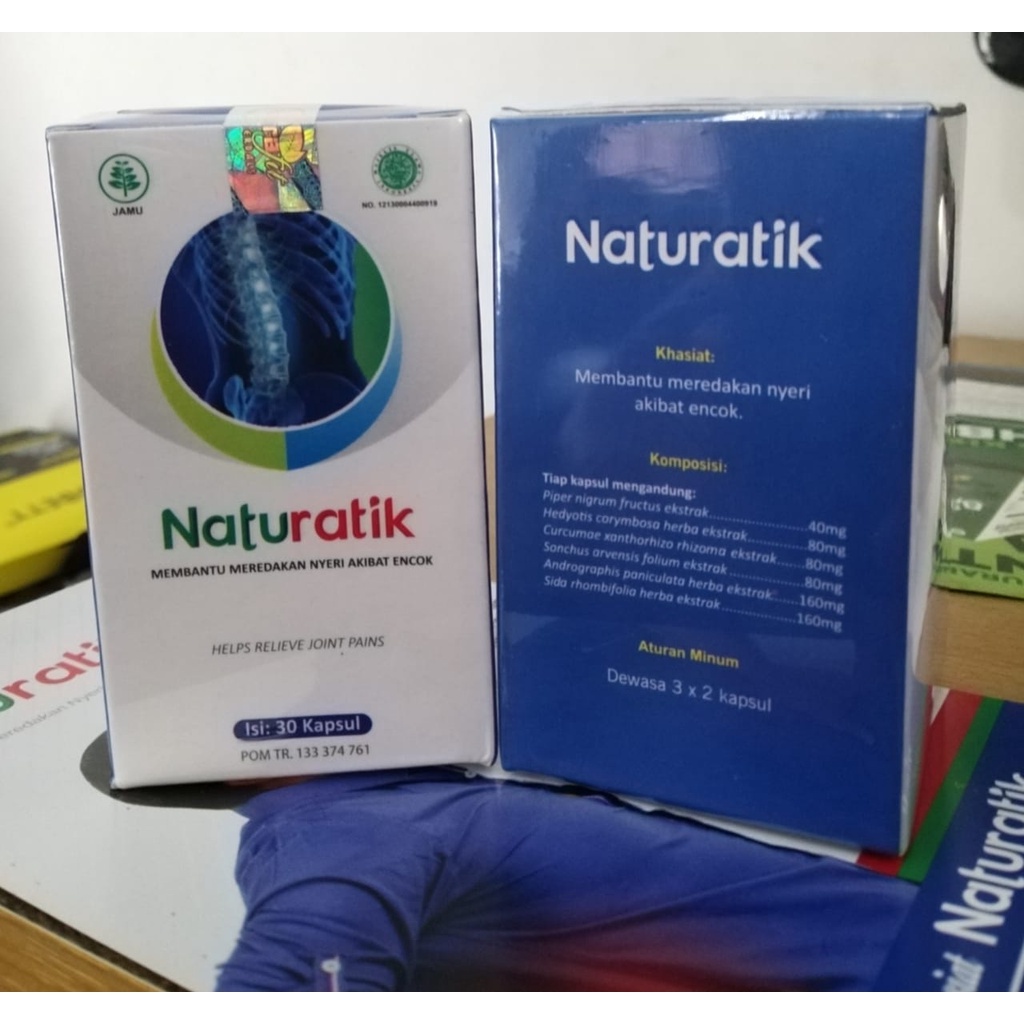 Jual Naturatik Naturafit Obat Herbal Asam Urat Rematik Pegal Dan