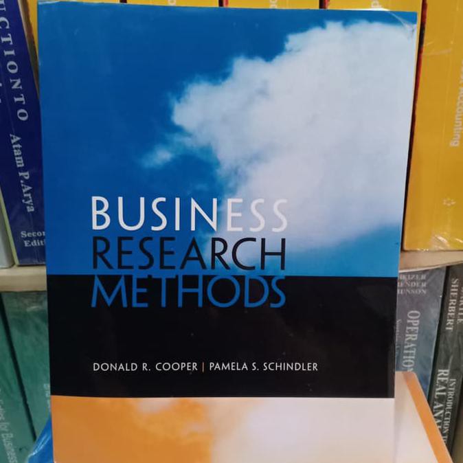 Jual BUKU BUSINESS RESEARCH METHODS By Donald R Cooper & Pamela S ...