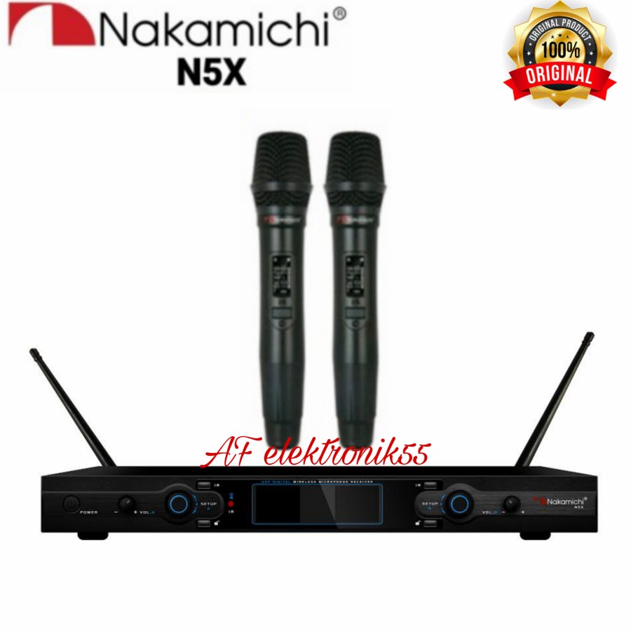 Jual Mic Wireless Nakamichi N5X + Baterai Charge Original | Shopee ...