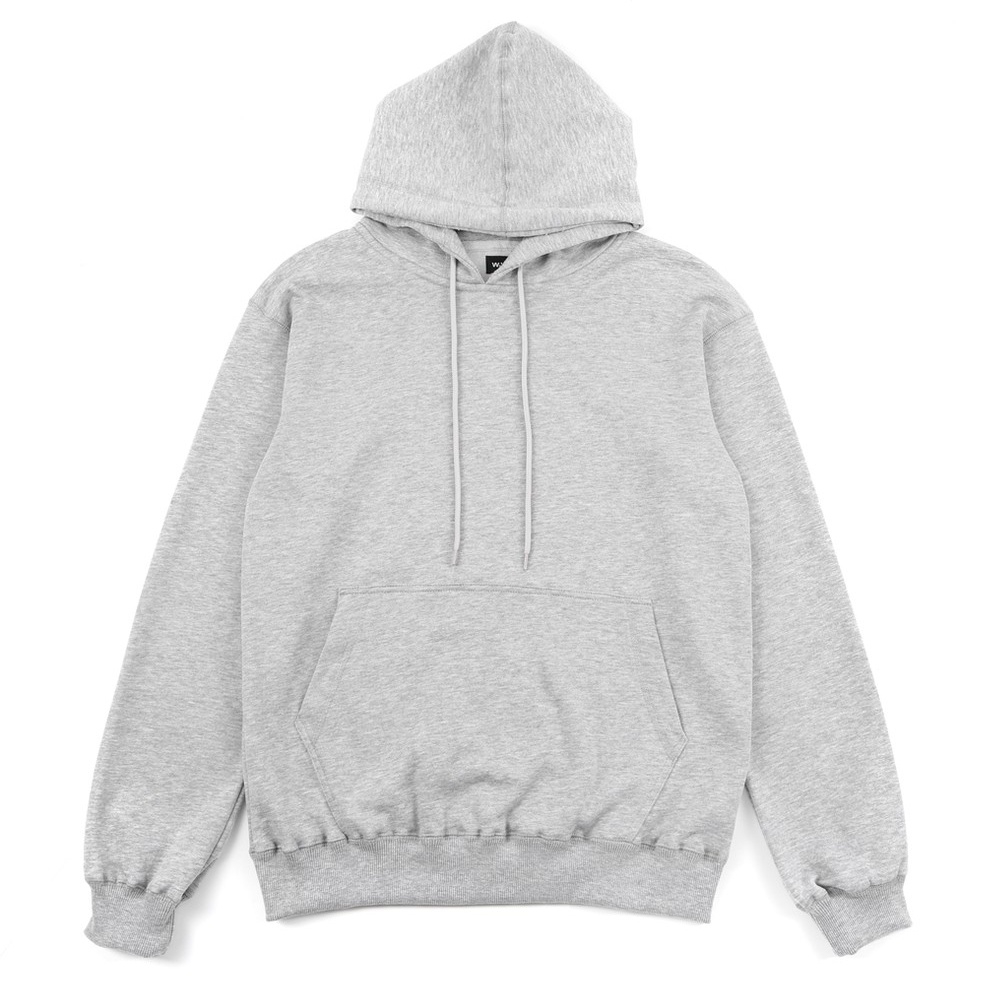 Jual WNB Basic Sweater Hoodie Polos Pria Cowok Abu Misty / Misty Grey ...